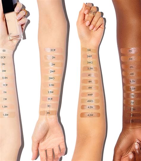 dior forever glow foundation 2n|Dior forever foundation color chart.